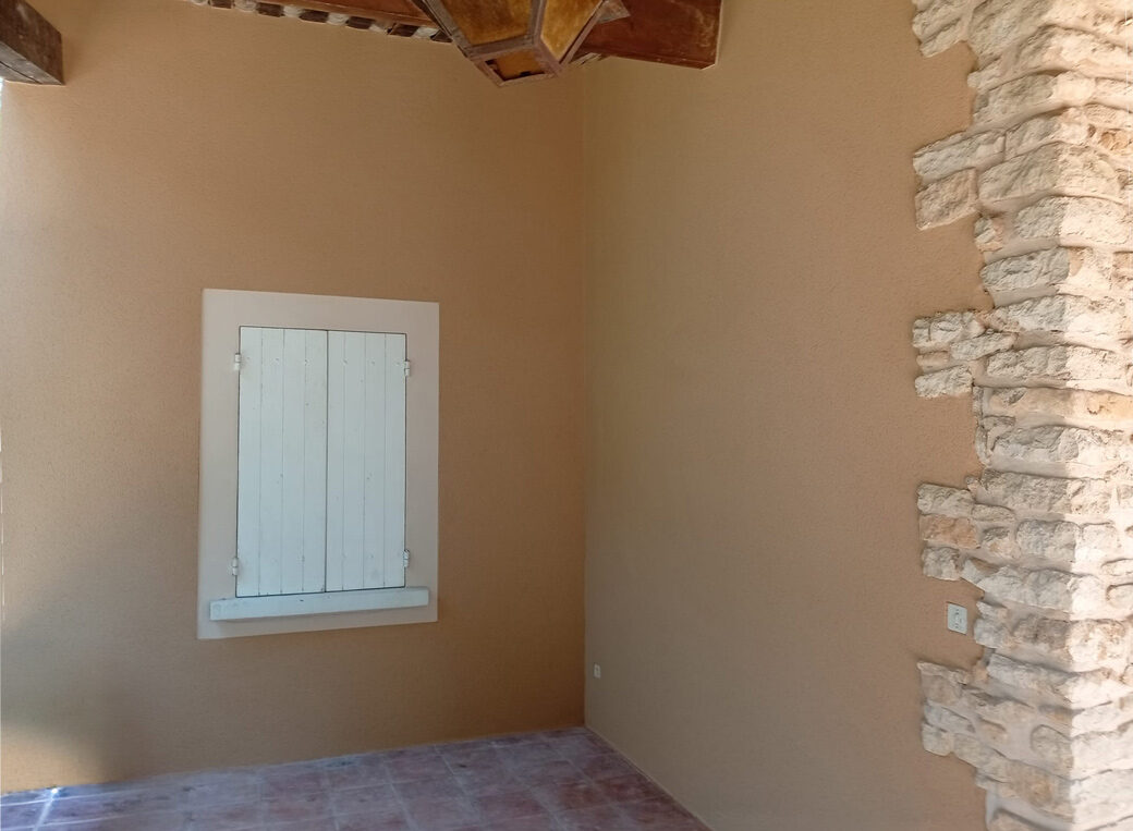 façade pierre enduit IFP Habitat