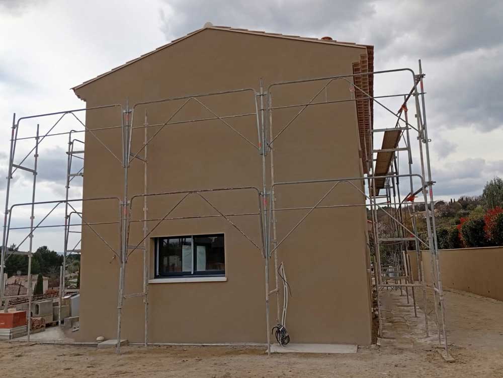 Chantier façade avignon - ifp habitat